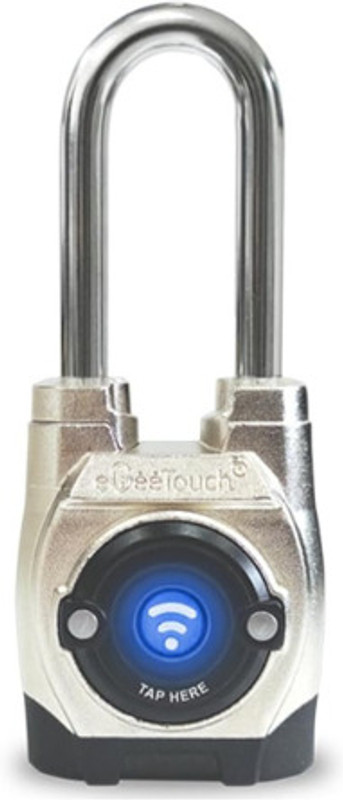 egeetouch GT2500 Smart Padlock Silver (S-Shackle) Smart Door Lock(Mullti Color)