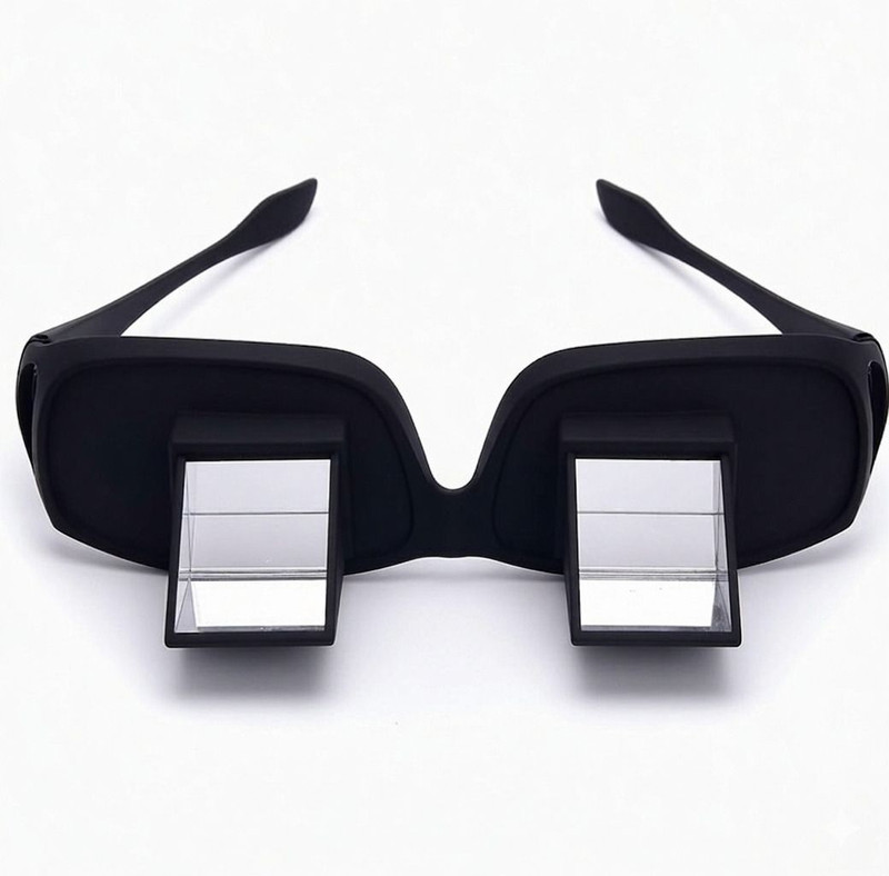 DKWIN Lazy Reader Prism Glasses for Bed Reading & Mobile Use(multi)
