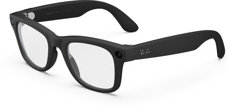 Ray-Ban | Meta Wayfarer (Gen 2)(Matte Black, Clear)