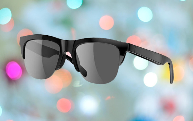 Wifton Universal Style Bluetooth 5.3 Smart Sunglasses(Black)
