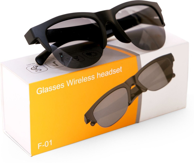 Rachana Global Smart Music Sunglasses | Open Ear Bluetooth Glasses with Touch Control(Black)
