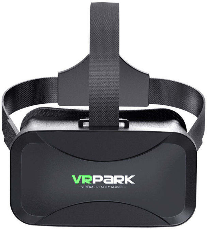 Orlov VR Headset with Built-in Headphones for Smartphones | Immersive 3D(Black)