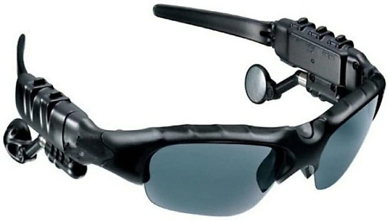 RECTITUDE Lenses and Stereo Sound Hand-Free Calling for Driving Compatible with All Mobile(Black)