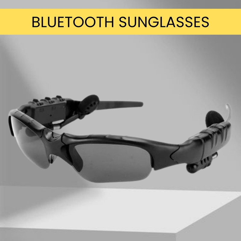 FRONY Bluetooth Smart Sunglasses With Mic & Speaker, Touch Control For Men & WomenE209(Black)