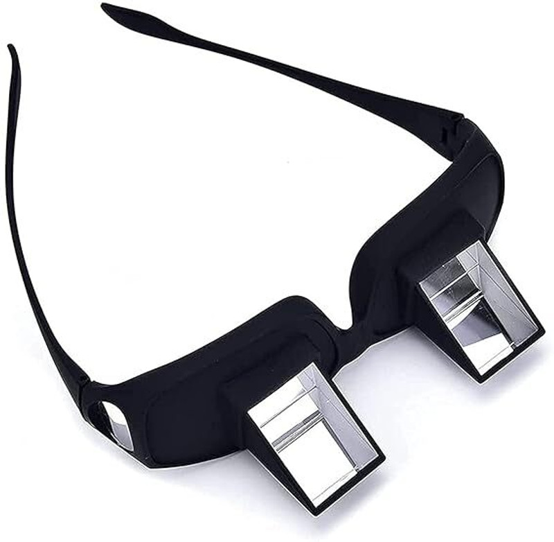 Glixon Lazy Reader Glasses For Book Reading Periscope Tv Watching Glasses-1PCS (Black)(Black)