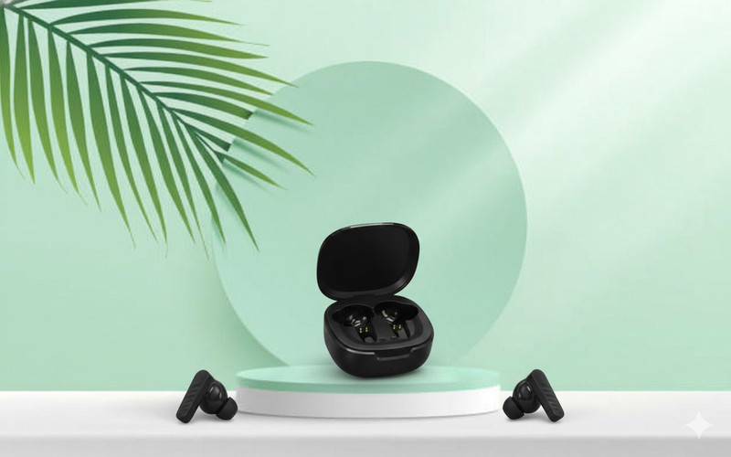 WristHive Buds 09 TWS Bluetooth Earbuds with Long-Lasting Battery & Quick Pairing Smart Headphones(Wireless)