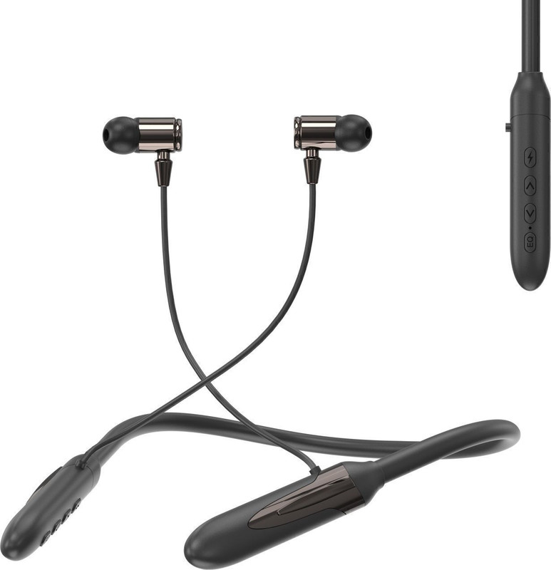 BAVE HARMONY NECKBAND, 300 mah, 32HRS PLAYTIME, 4-VOICE CHANGER 4 EQUALISER MODES Smart Headphones(Wireless)