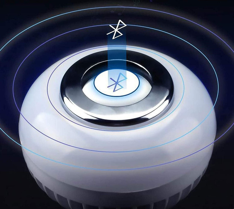 ZOLLYZZ Wireless Smart Bluetooth Music Bulb With Remote And Color Changing Feature-37 Smart Bulb
