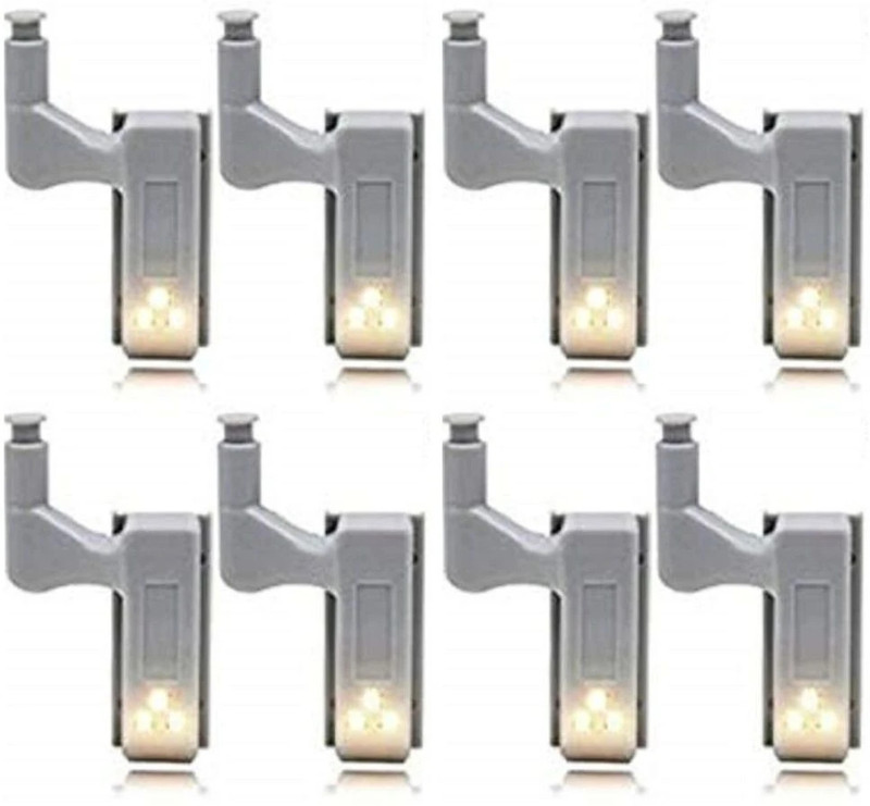 Urban Infotech Universal Hinge LED Light with Battery for Cupboard Kitchen almirah Closet Smart Sensor Light