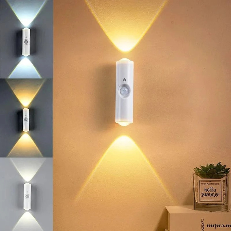 Dwiti Enterprise Wall-Mounted Motion Sensor Light,Multi-Color Ambient Lighting for Staircase Motion Sensor Light