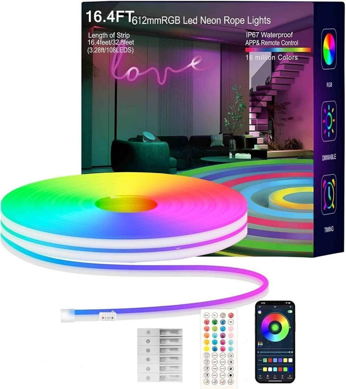 AQUABUCKET led Strip Lights for tv Backlight, Home Decoration, Gaming (5 Meter) Light Strip