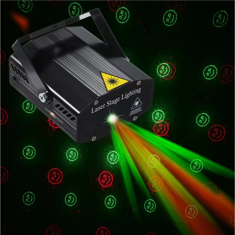 Pick Ur Needs Disco Laser 6 Mode Combination Light Sound Activated LED Blinker For Party Light Ceiling Lamp