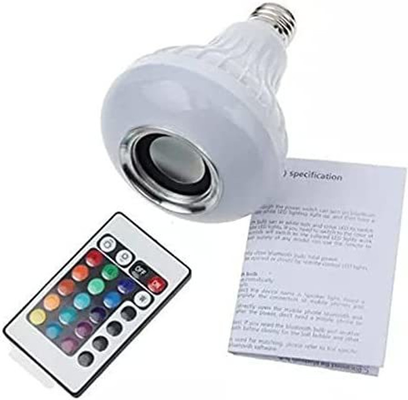 ASTOUND Multicolor Light Bulb with Bluetooth Speaker Smart Bulb