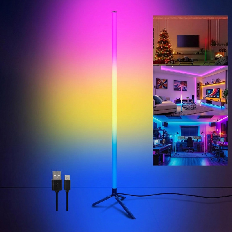 KRELIX KRELIX RGB Mood LED Floor Lamp USB Table Lamp