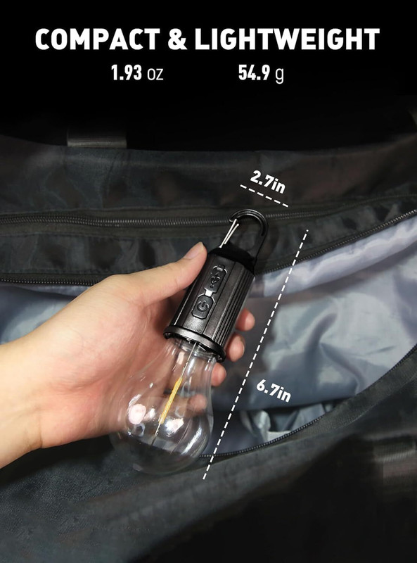 FRONY 48v_Camp Light Rechargeable LED Camping Lantern with USB - Travling, Emergency 6 hrs Bulb Emergency Light(Yellow)