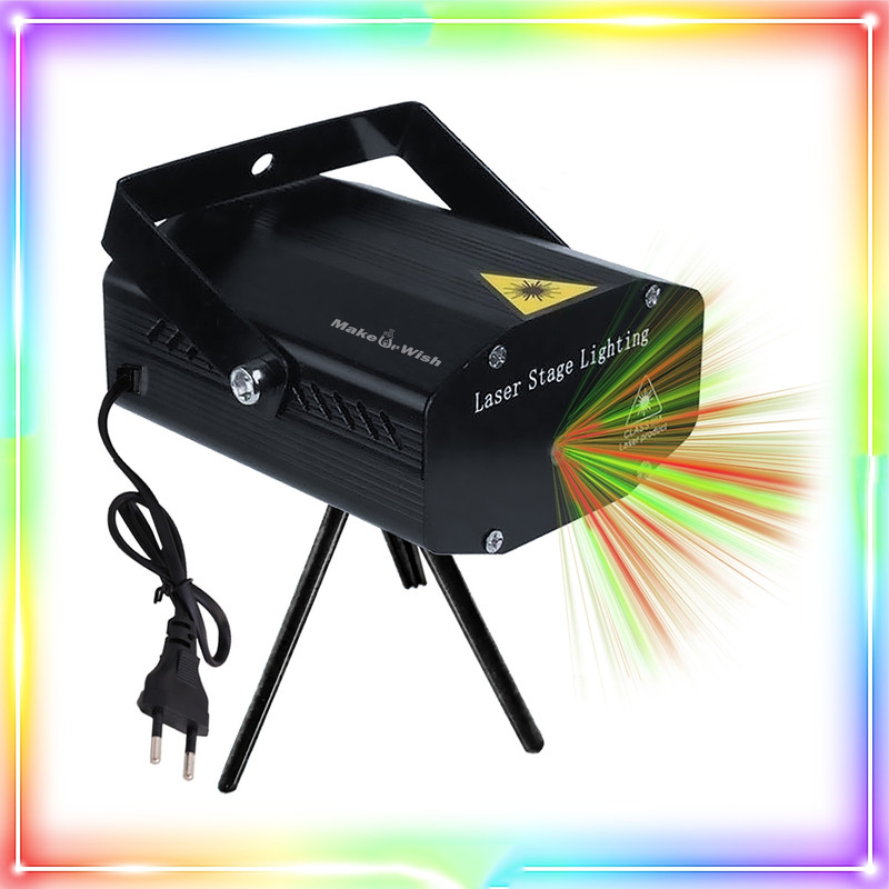 Make Ur Wish Mini LED Disco 6 Modes Combinations, Strobe Stage Laser Lights Decoration