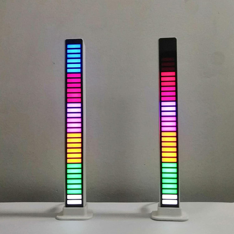 RHONNIUM Creative Colorful LED Ambient Light,with 8 Modes Music Sync-er Smart Sensor Light