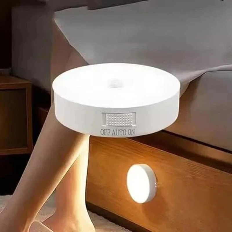Mahirify Motion Sensor for Home USB Rechargeable Wireless LED Light with Body Induction Ceiling Lamp