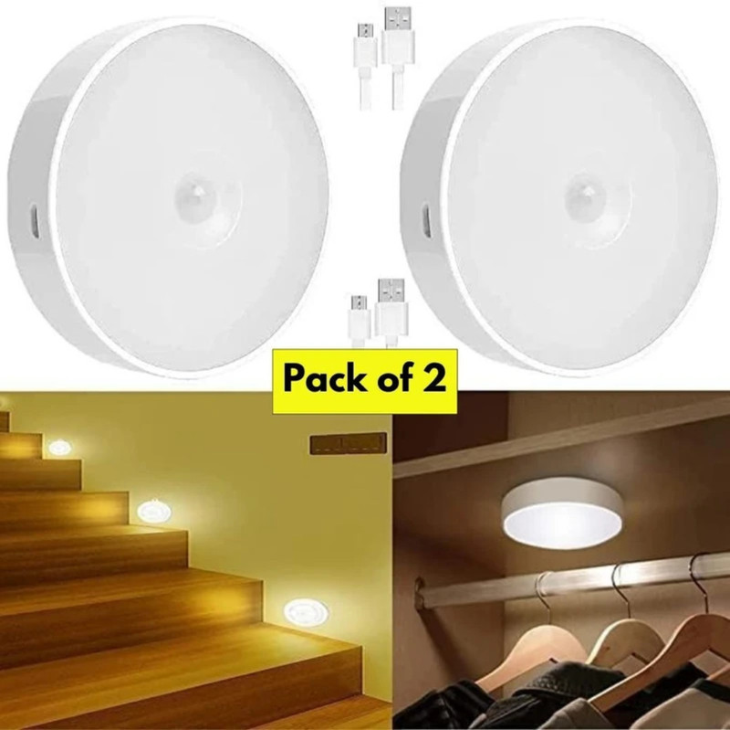 Bright IQ 3W Rechargeable Motion Sensor Light LED Bulb (Cool White) Smart Sensor Light