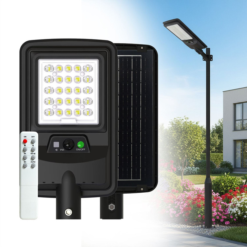 Homehop Solar Street Light Outdoor 50W Waterproof Motion Sensor Lamp for Home Garden Solar Light Set(Wall Mounted Pack of 1)