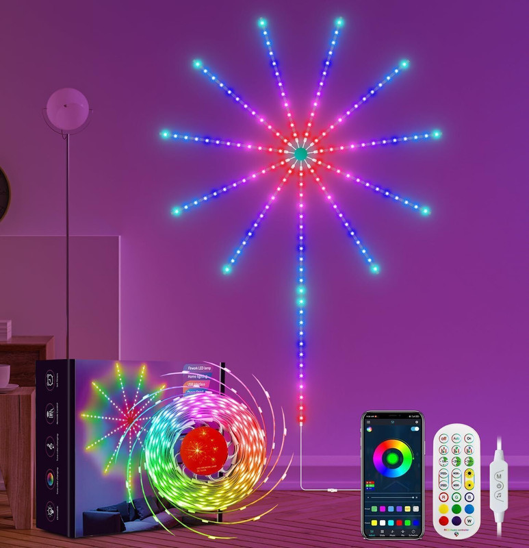 Velocious App Remote operated SHAPE LED Light ,Bluetooth USB LED Strip Lights Light Strip