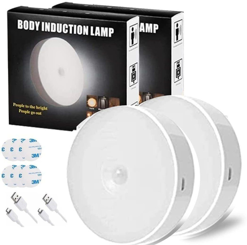 RAY OF KHODIYAR Pack of 2 Motion Sensor LED Light Motion Sensor Light
