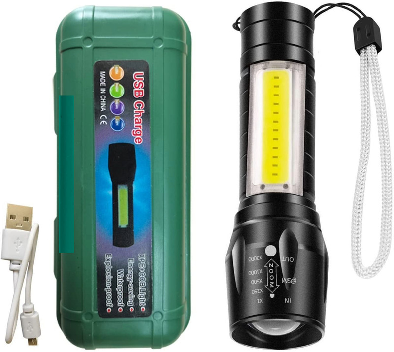 gvv USB Rechargeable Torch Aluminum Super Bright Torch Flambe Torch & Mould Set