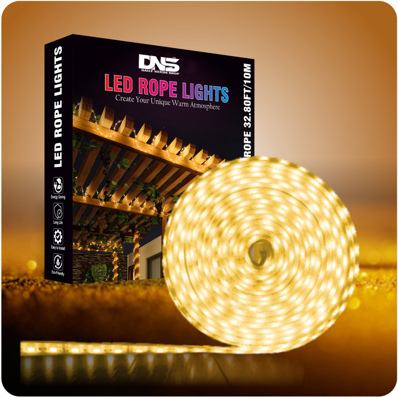 Daily Needs Shop Functional / Festival Decorative Light 1200 LED 10 Meter Light Warm White Color Light Strip