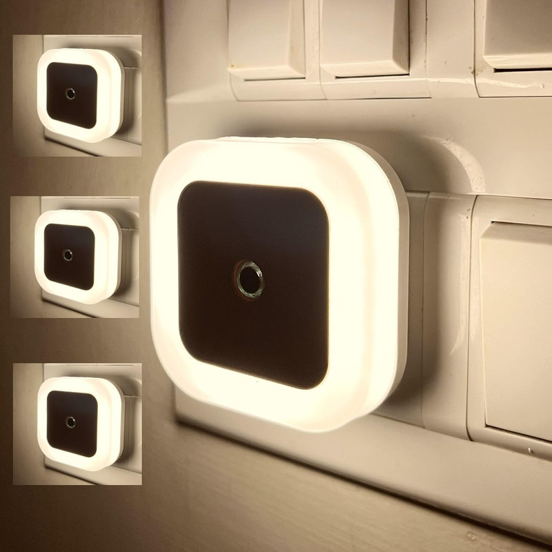 Aurav Automatic Sensor LED Night | Pack of 3 Motion Sensor Light