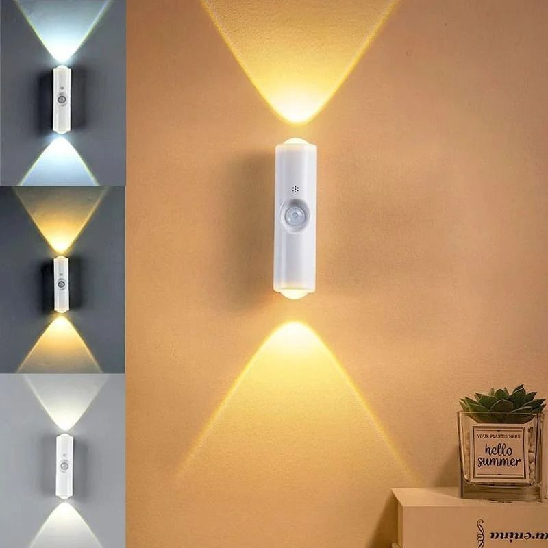 Dwiti Enterprise Wall-Mounted Motion Sensor Light,Multi-Color Ambient Lighting for Staircase Motion Sensor Light