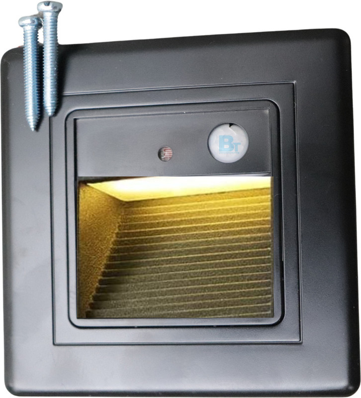 Blackt Electrotech BT81WP 3Watt Motion Detecting Sensor LED Wall Indoor Conceal Light | Foot Light Motion Sensor Light