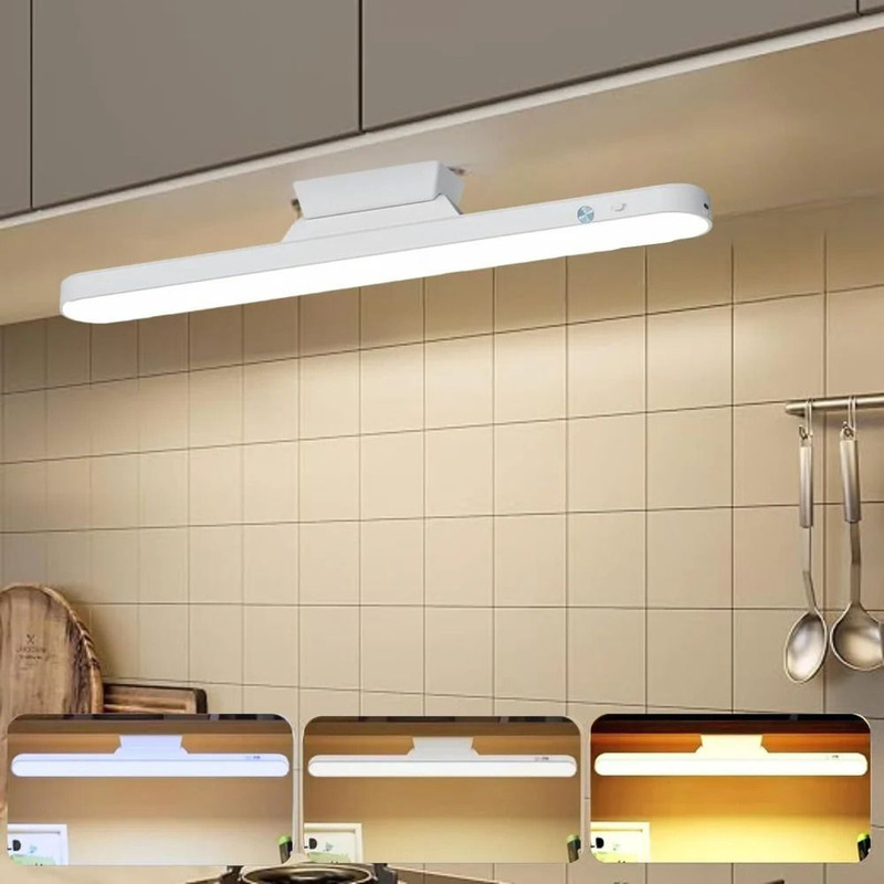 Green Haven USB LED Cabinet Light Magnetic Rechargeable Touch Control 3 Modes Smart Tube Light