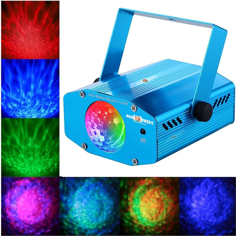Pick Ur Needs RGBW LED Water Ripple Projector Light– Outdoor Stage Effect Lighting for Parties(50 nm, Multicolor)