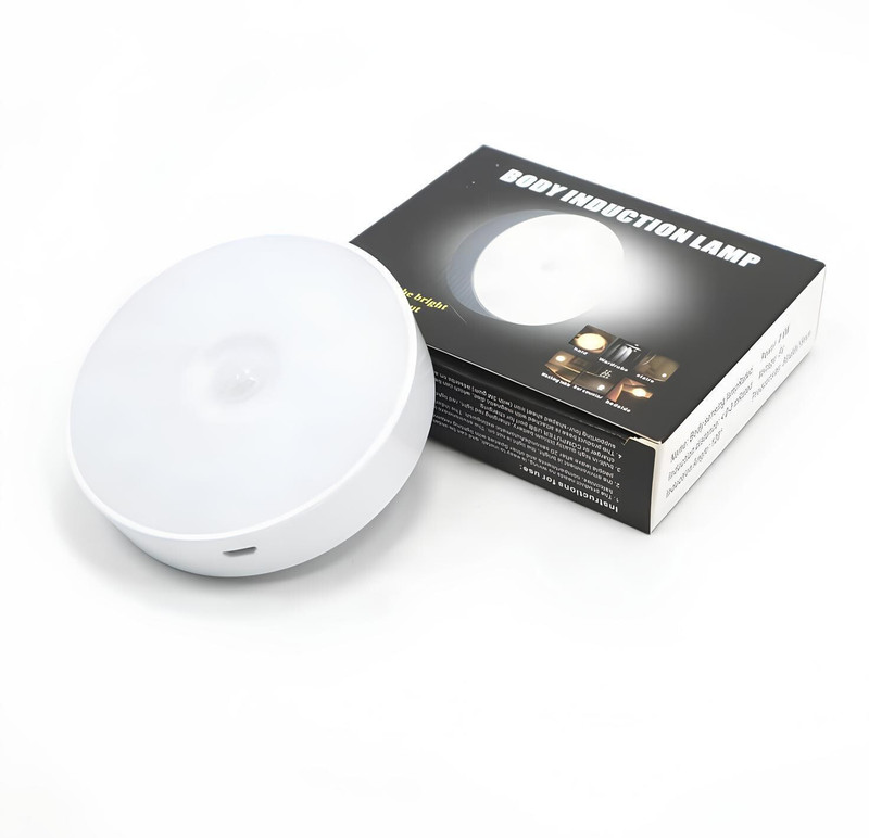 xwipe Body Induction LED Light - Motion Sensor Rechargeable Wall Lamp for Indoors Smart Sensor Light