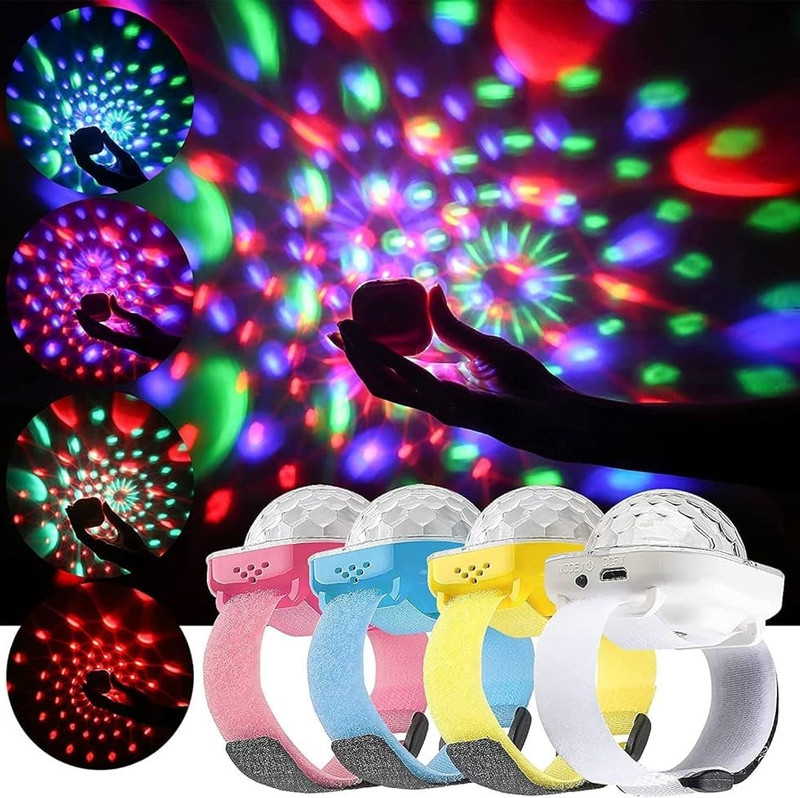 KELBY Multifunctional Disco Wrist Sensor Ball Light With music sensor Smart Sensor Light