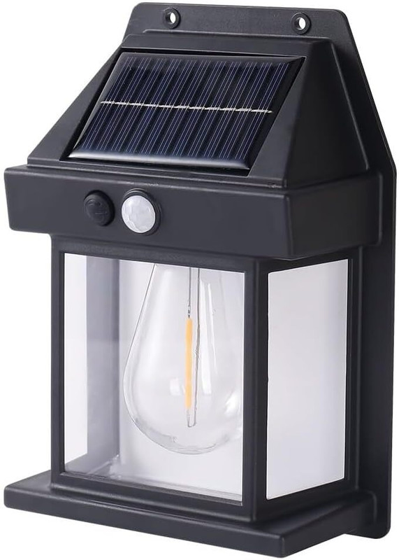 Kinzilla Plastic Rechargeable Waterproof Motion Sensor Solar Security Wall Lamp Smart Sensor Light