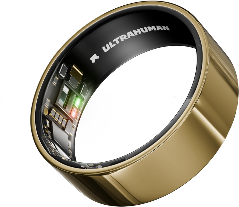 Ultrahuman Ring AIR Track Sleep, Workouts, HR, HRV, Health Tracker - Up to 6 Days Battery Smart Ring(10, Air Gold)