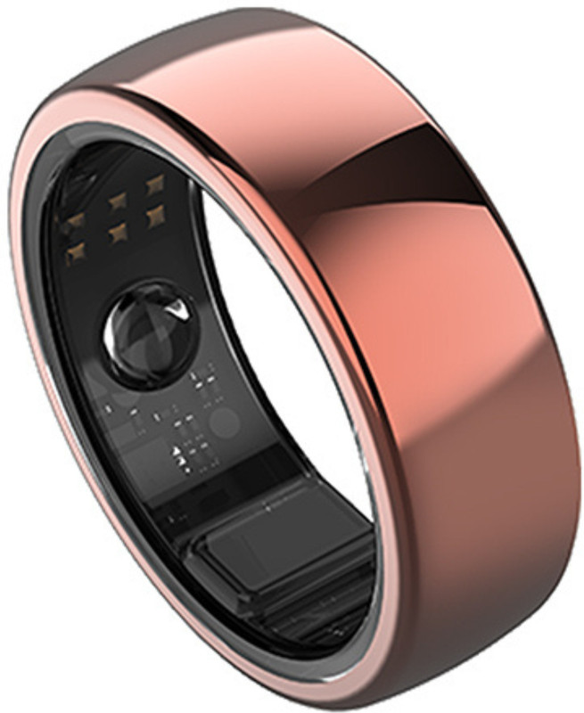 Aabo AI Health & Fitness Ring ,Sleep Stress Tracker,32 Workout Mode,No App Charges Smart Ring(8, Rose Gold)