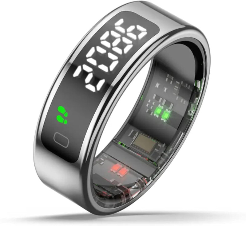 Drumstone Heart Rate, Sleep & Activity Tracker with Gesture Controls, Long Battery Smart Ring(3, Multi)