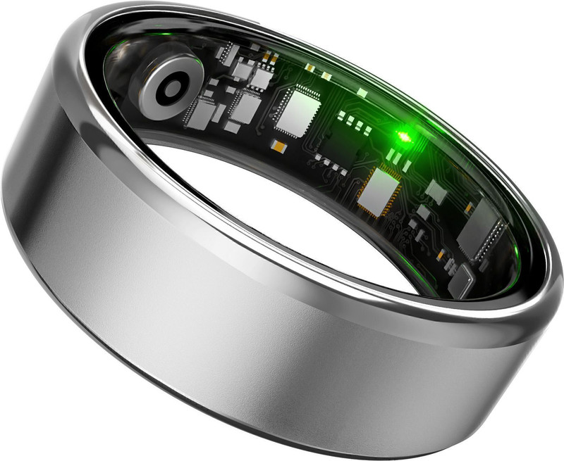 Alti Pace Nova Smart Ring Fitness Tracker, 20+ Sports, 24x7 Health Smart Ring(9, Silver)