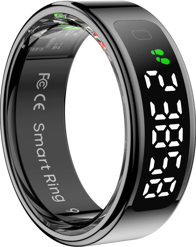 The Futurex TFX RQ11 Smart Ring With Display Smart Ring(12, Black)