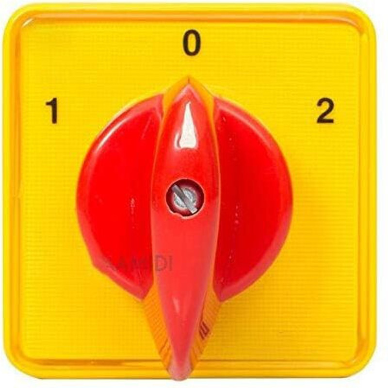 DeHMY 6A Cam Operated Rotary Switch S6 B13 2 Pole ON - Off 60(Yellow)