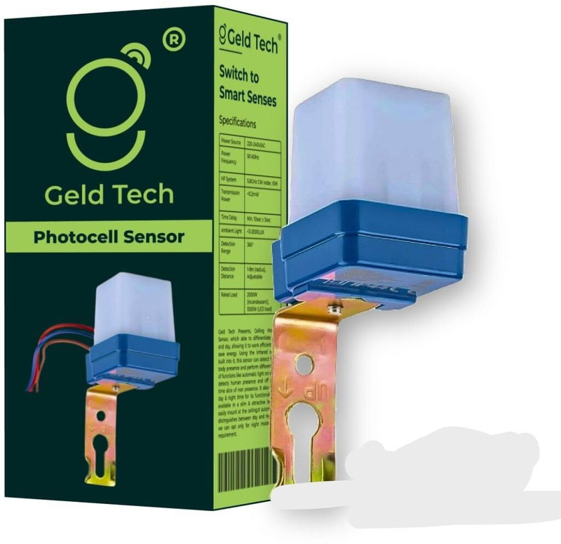 Geld Tech (GT-LD01), Photocell, Daylight Sensor, Auto Night Light Sensor(Blue)