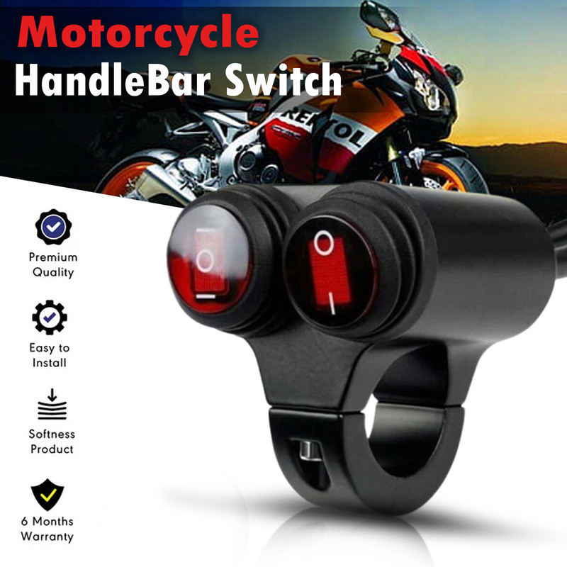 Allowing Bike Dual Switch 1pcs Universal Remote(Black)