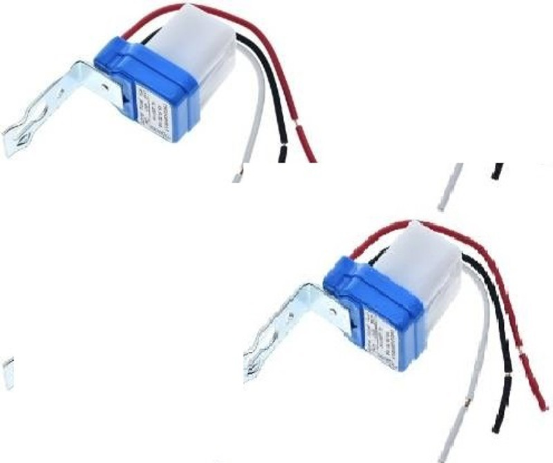 REVALS Photocell 2pc LDR Sensor Light Controller Auto Day/Night Lamp On & Off(Blue)