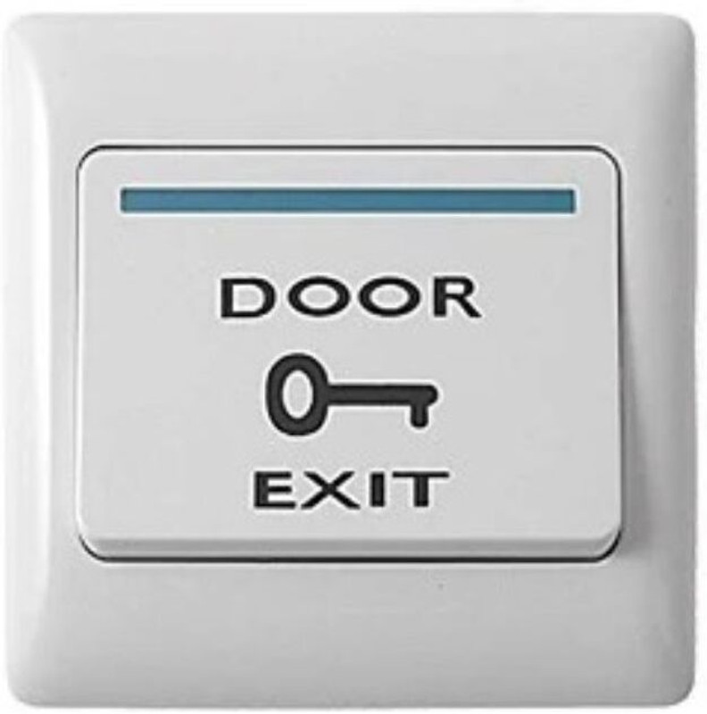 Di Access Control Exit Button | Wall Mounted Exit Switch for Security Systems Smart Switch(White)
