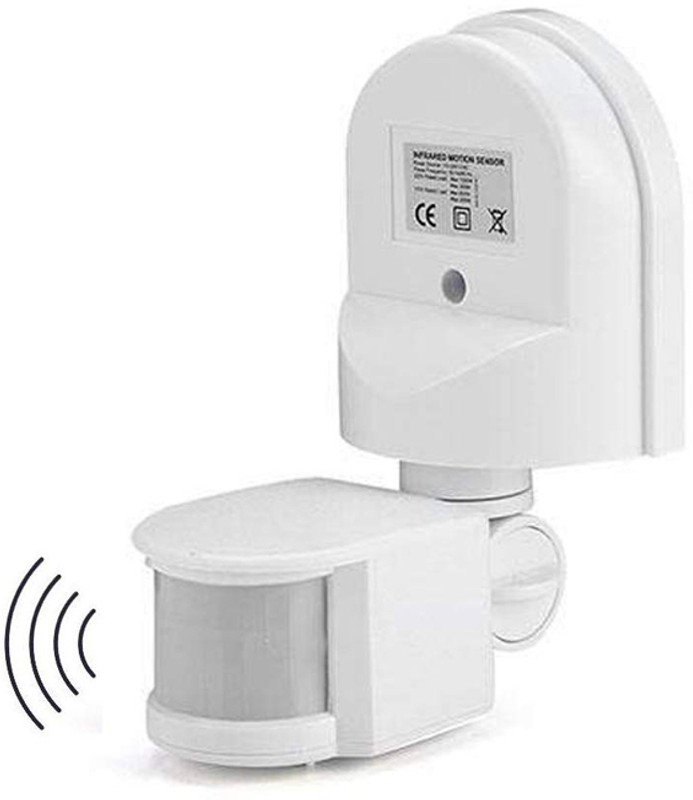 GIANT IMPEX GIANT IMPEX PIR Energy Saving Light with 180 Degree Wall-Mount Smart Switch(White)
