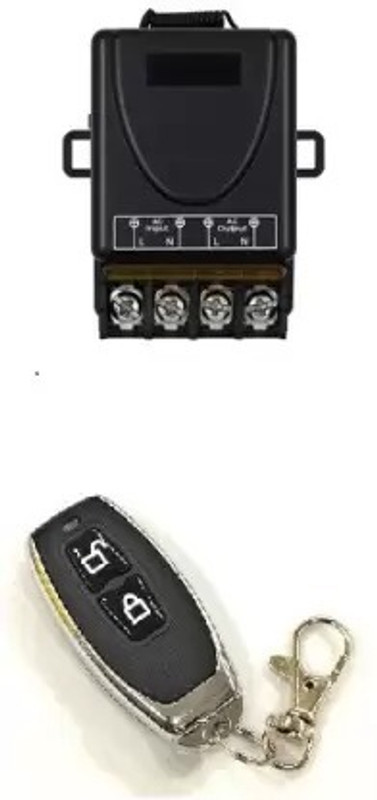Electronic Spices 433Mhz Universal Wireless RF Remote ControlSwitch AC 220V 1CH 30A Relay Receiver(Black)