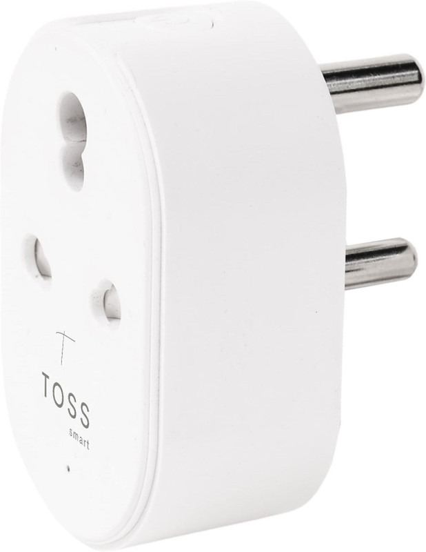 Toss Smart 16A Wi-Fi Plug with Energy Monitoring for Geysers, ACs & Smart Homes Smart Plug(White)
