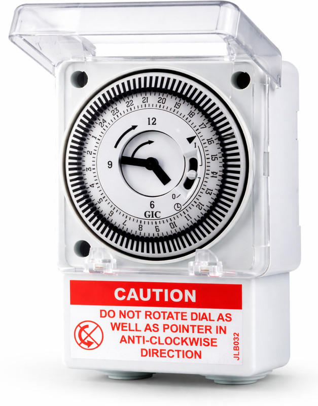 Maxspire 24 Hour Analog Timer Switch for Geyser, Motor, Aquarium & Lights(White)